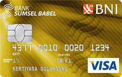 BNI-Bank SumselBabel Card Gold