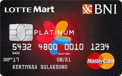 BNI-LOTTEMart Card Platinum