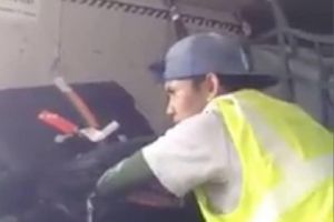 Viral! Video maling koper di bagasi pesawat ini bikin geram
