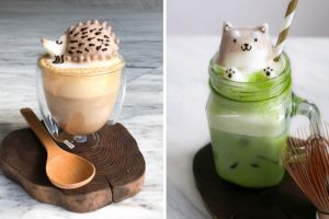 Remaja 17 tahun bikin karya seni 3D dari latte, keren banget