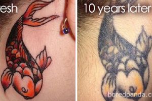 Ini 10 perubahan tato di tubuh terjadi karena pengaruh waktu