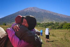 Ngeri, begini cerita pendaki saat terjebak gempa di Gunung Rinjani