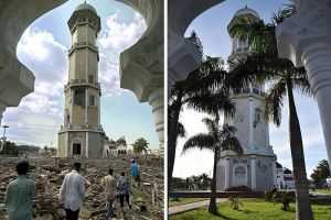 8 Foto perbandingan kondisi Aceh setelah tsunami dan 10 tahun kemudian