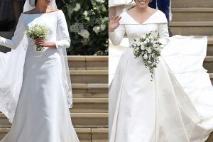 Ini perbandingan Royal Wedding Putri Eugenie vs Meghan Markle