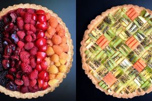 Kreasi  22 pie ini detailnya bikin kagum, gradasi warnanya keren!