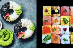 9 Bentuk sushi yang indah dan warna-warni, bikin lapar mata & perut