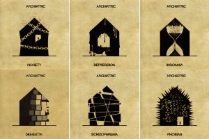 Archiatric, mengenal 16 gangguan kejiwaan lewat ilustrasi arsitektur