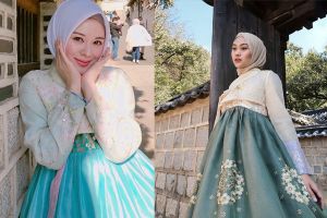 Pesona 5 hijabers memakai Hanbok Korea ini bikin susah kedip
