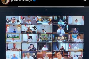 Bahas percepatan ekonomi menghadapi Corona, Jokowi gelar rapat daring