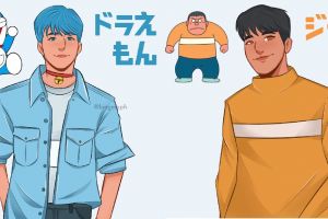 5 Fan art karakter serial Doraemon ini hasilnya keren banget