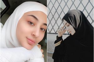 8 Inspirasi outfit hijab ala Margin Winaya, cantik dan anggun