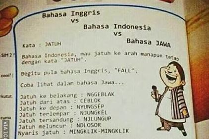 10 Meme  Bahasa  Jawa vs Indonesia vs Inggris  ini benar 