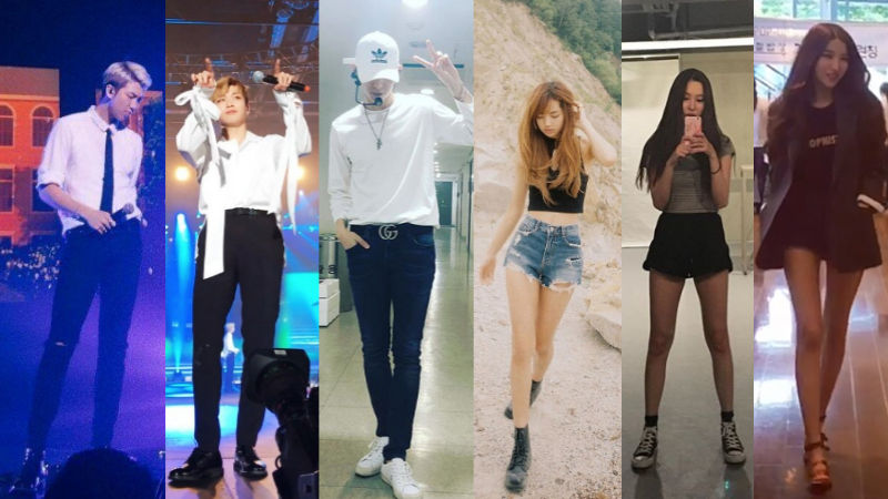 6 Seleb K-Pop yang bikin fans tercengang karena kaki panjang mereka