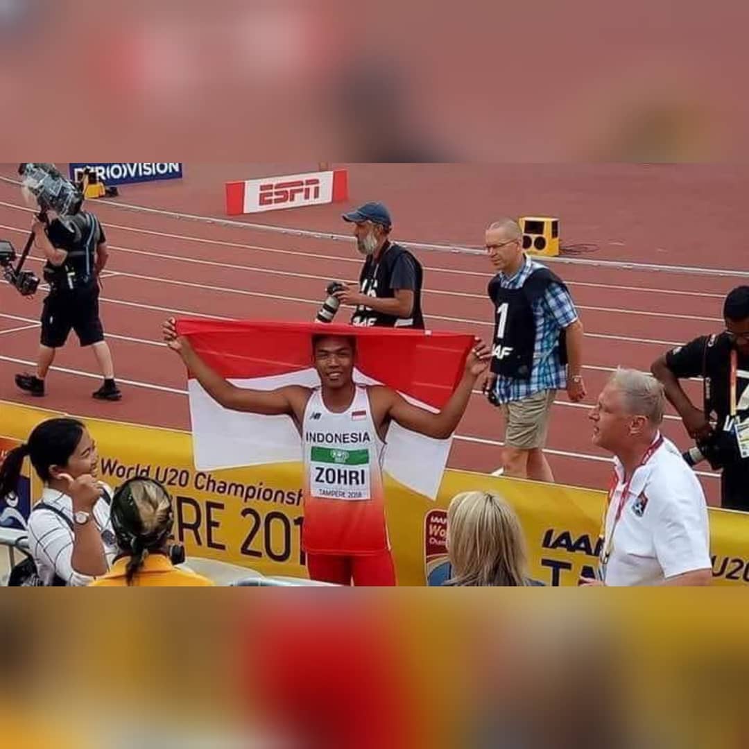 Menilik fakta Muhammad Zohri, sang Juara Dunia Junior 100M