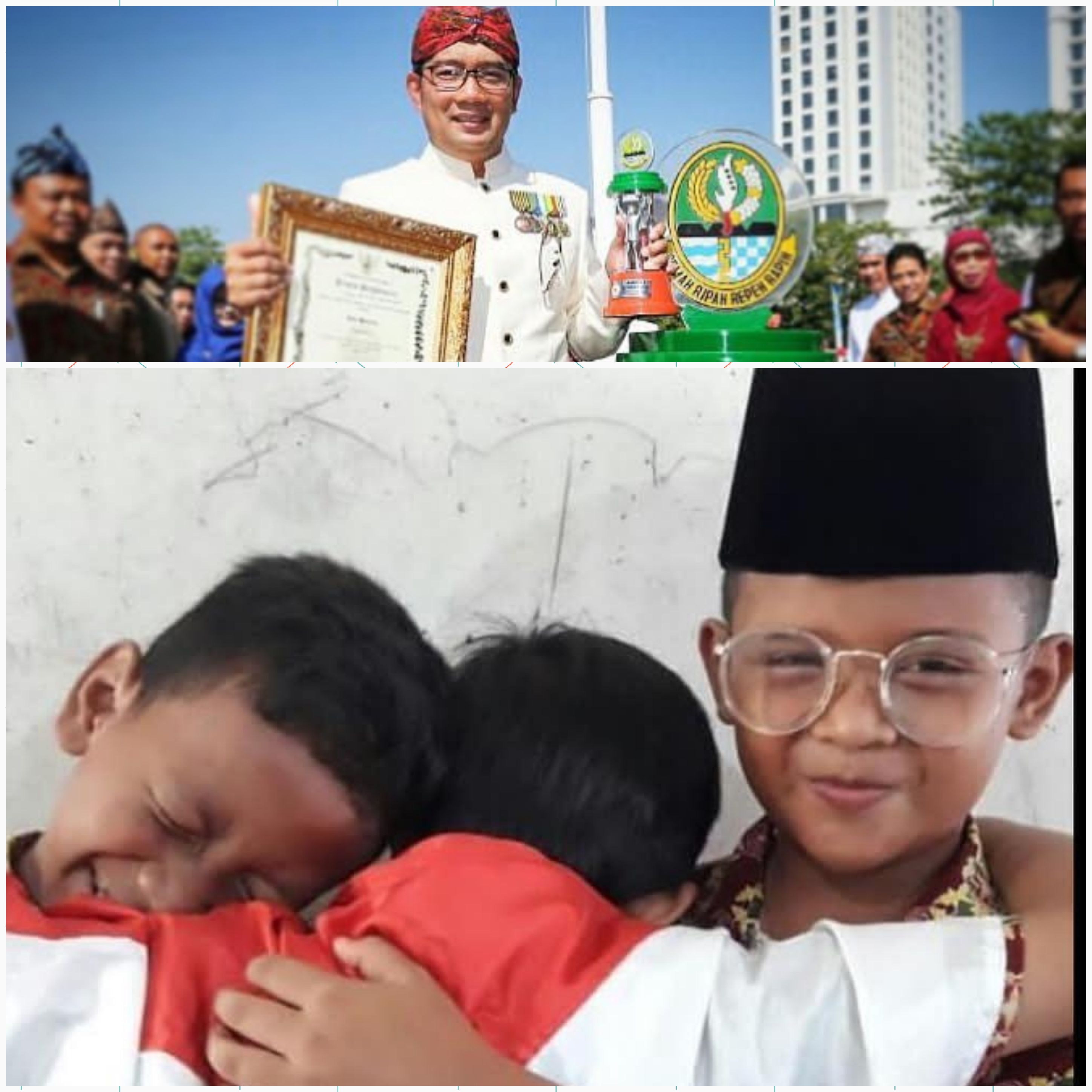 Ridwan Kamil adakan sayembara foto berpelukan ala Jokowi-Prabowo