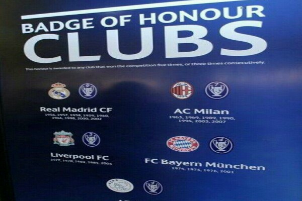 Prestisius, hanya 6 klub ini yang berhak pakai UEFA Badge of Honour
