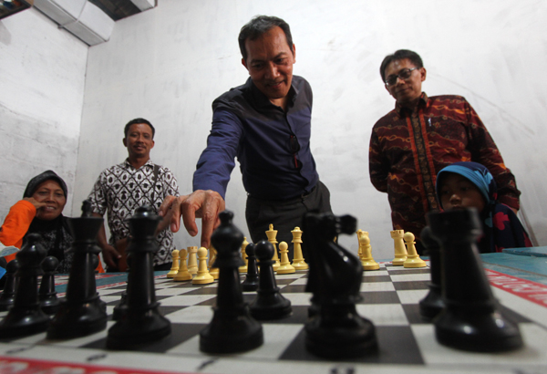 Melongok akhir pekan pecatur disabilitas di Sleman, Yogyakarta