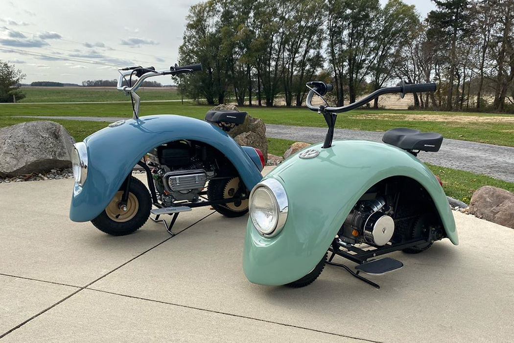 Volkspod, sepeda motor yang dibuat dari mobil klasik VW Beetle