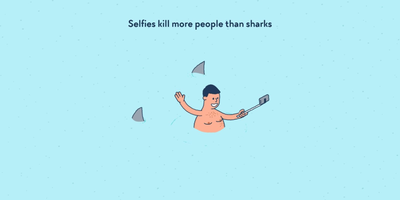 Ternyata selfie lebih mematikan daripada hiu!