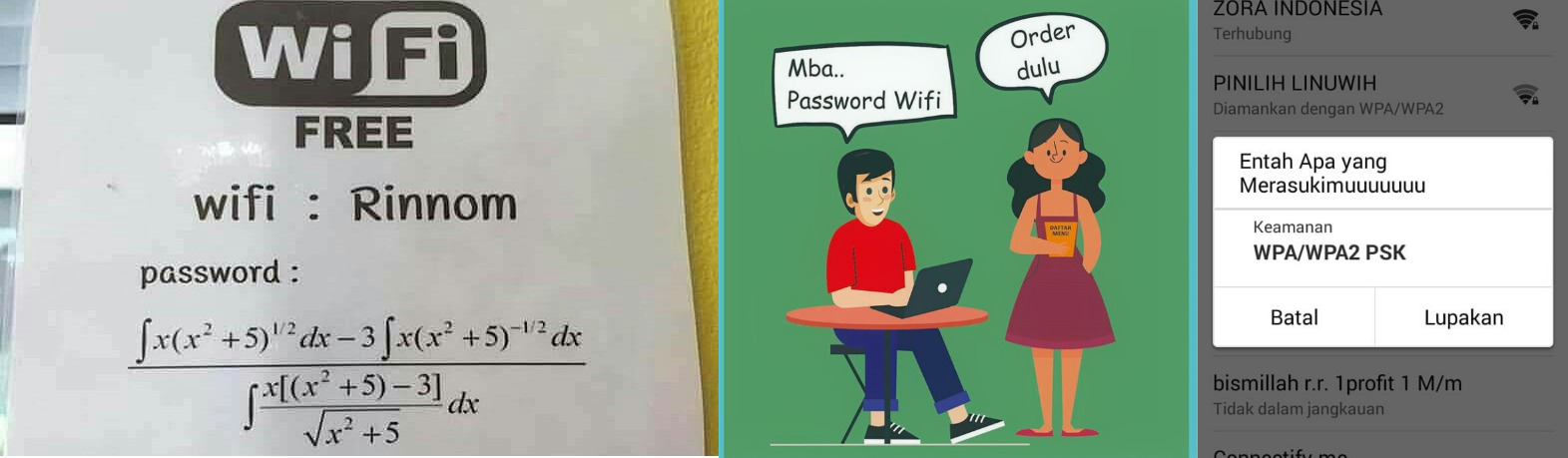 10 Meme lucu tentang Wifi ini cocok buat yang suka nyari sinyal gratis