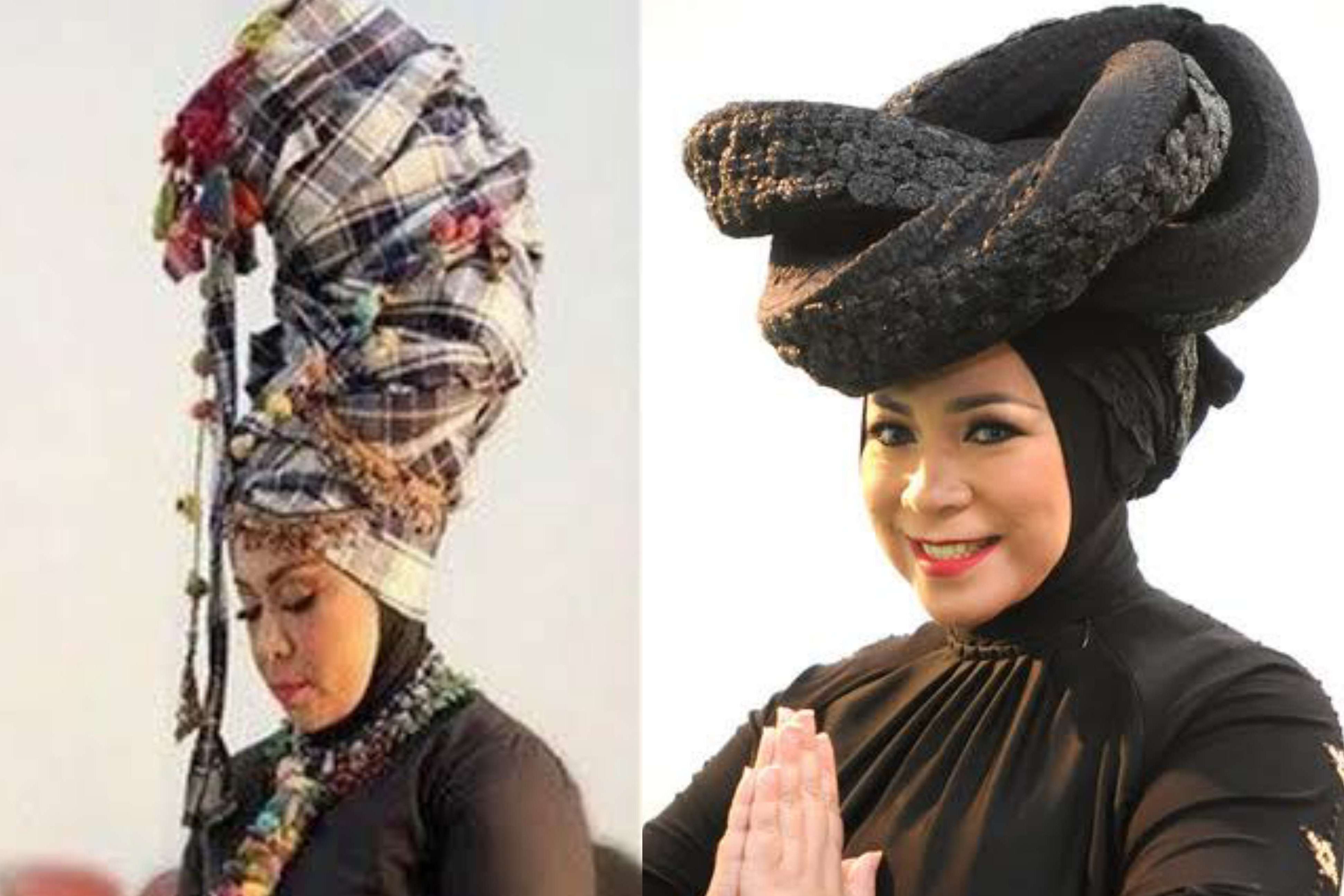 6 Gaya hijab unik ala penyanyi Tanah Air, ikonik banget