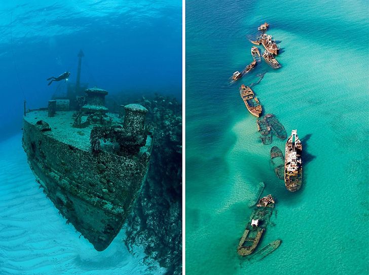 Lama terlupakan, ini 4 potret kapal tenggelam yang ada di dunia