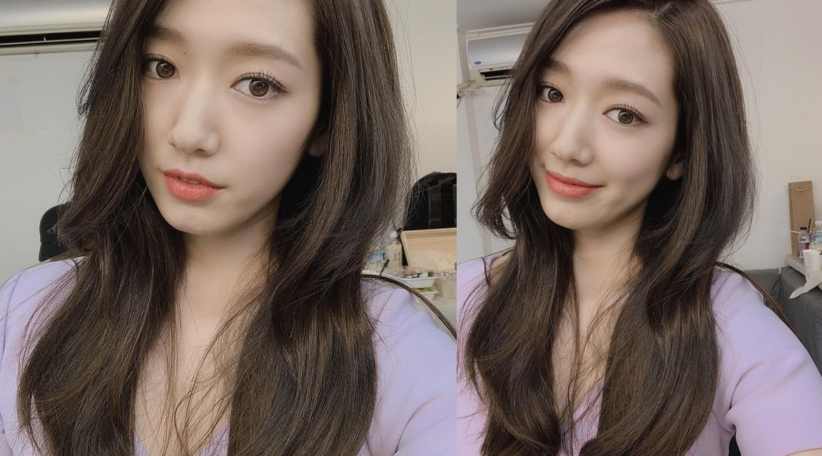 7 Potret selfie Park Shin-hye, si manis yang eksis abis