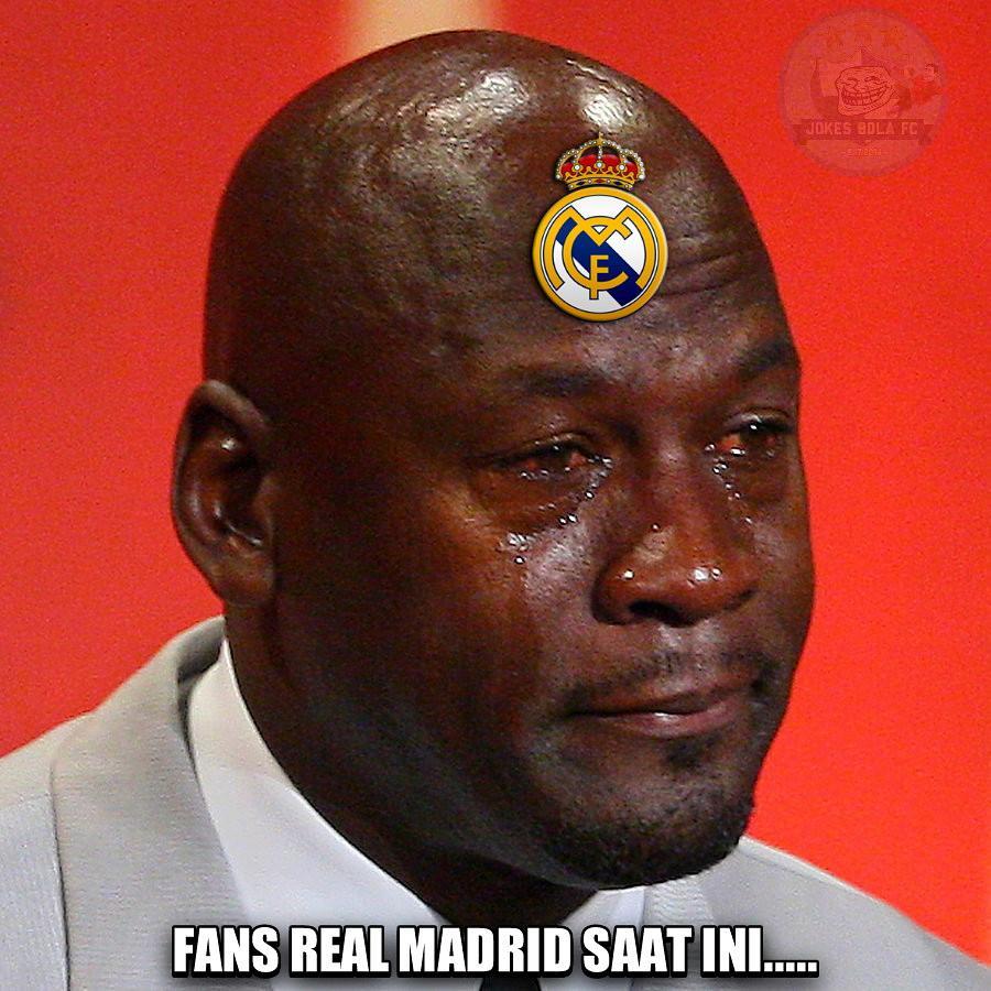 10 Meme kocak pasca kekalahan Real Madrid dari Tottenham, mewek deh