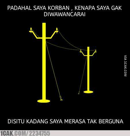 15 Meme kocak 'tiang listrik' kreasi netizen ini bikin cengar-cengir