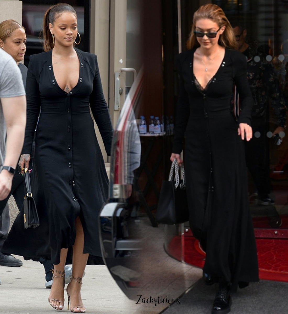 12 Potret seleb cantik pakai model baju sama, siapa yang lebih keren?