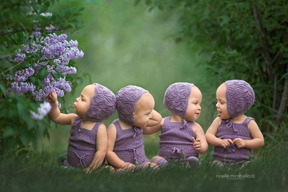 9 Potret empat bayi kembar identik ini menggemaskan banget