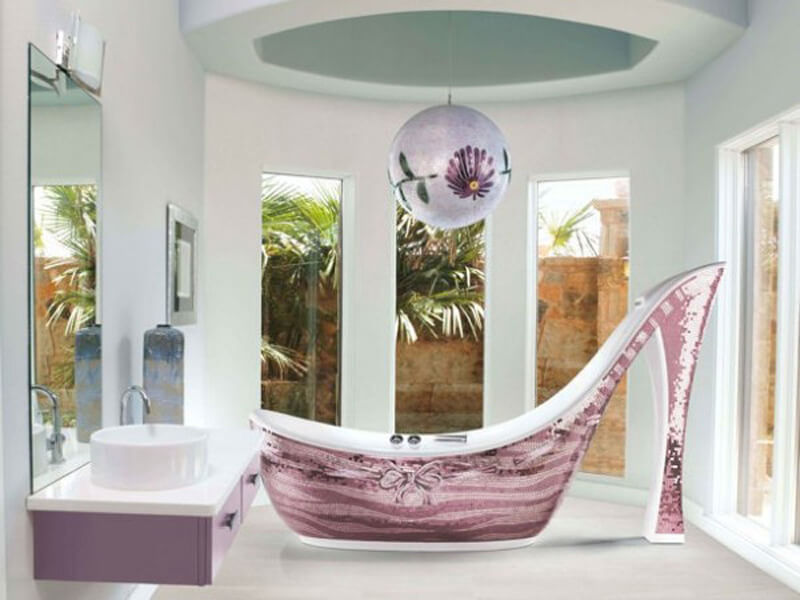11 Bak mandi dengan desain paling unik, bikin pengen berendam terus