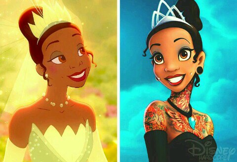Ini jadinya jika 10 putri Disney hidup di zaman sekarang & penuh tato