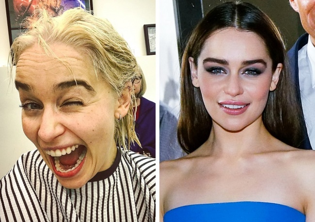 17 Potret selebriti dunia saat tanpa makeup, pangling nggak nih? 