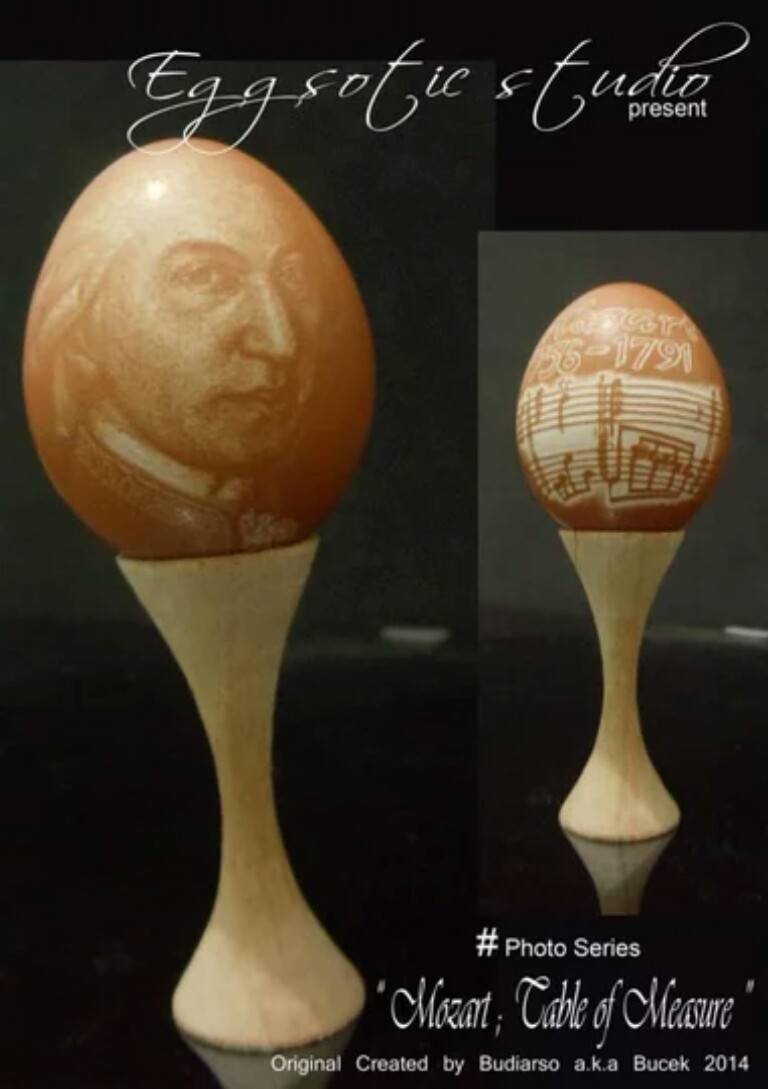 10 Karya Seni Ukir Cangkang Telur Ini Keren Abis!