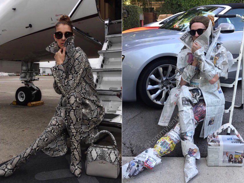 10 Parodi busana artis top Hollywood ini dijamin bikin kamu ngakak