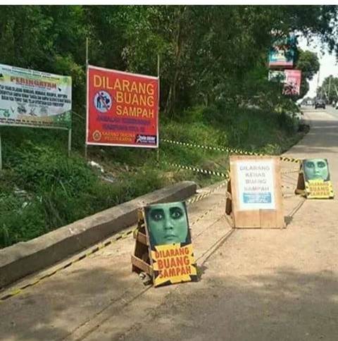 5 Himbauan di jalan ini bikin tepuk jidat, jangan baper duluan ya
