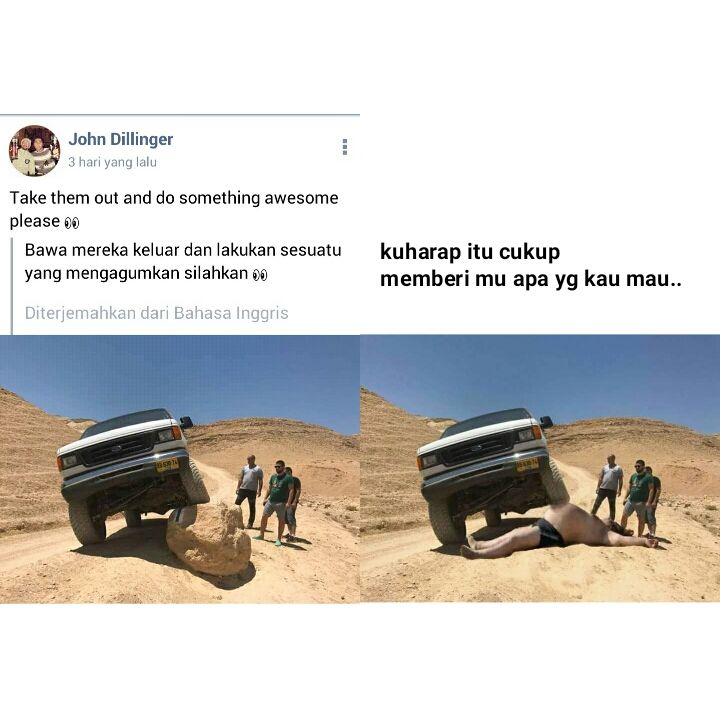 Mengagumkan sekali orang yang di bawahnya
