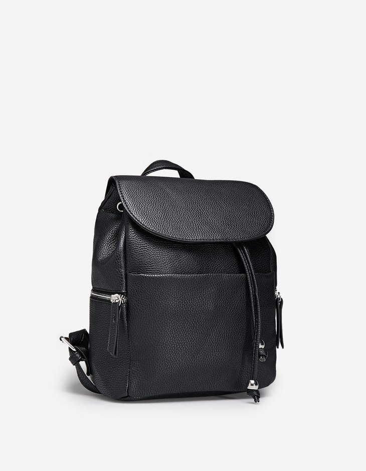 Mini Backpack With Flap by Stradivarius