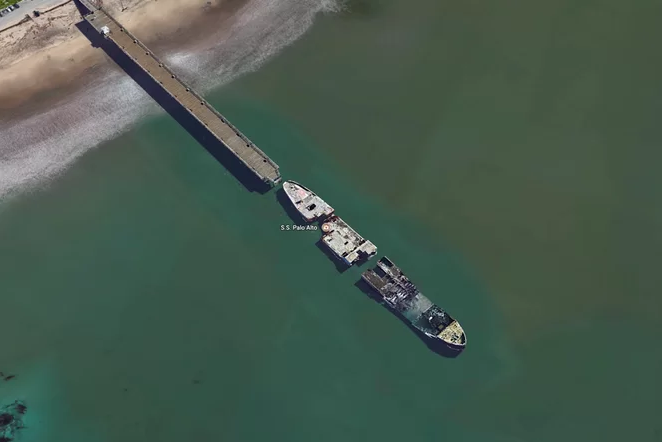 Penampakan 18 kapal misterius di Google Earth, ada yang bekas PD 1