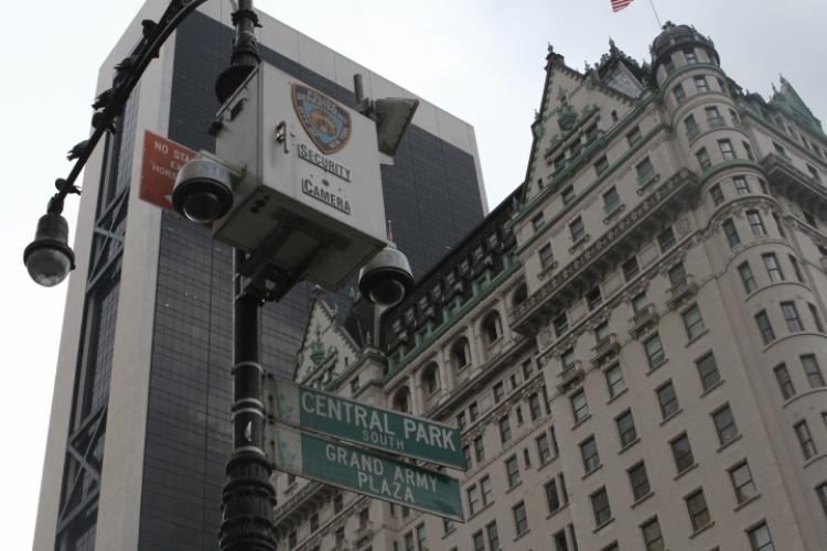 Salah satu kamera pengawas di New York