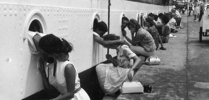Foto sejarah dengan pemandangan yang tak pernah dilihat sebelumnya