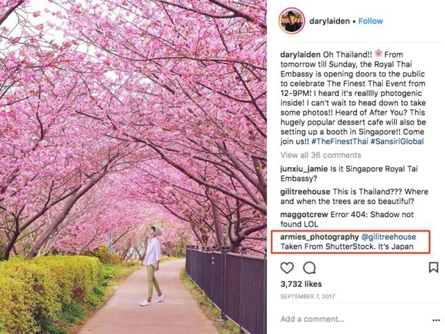Selebgram Singapura ketauan mencuri & edit foto demi feed IG cantik