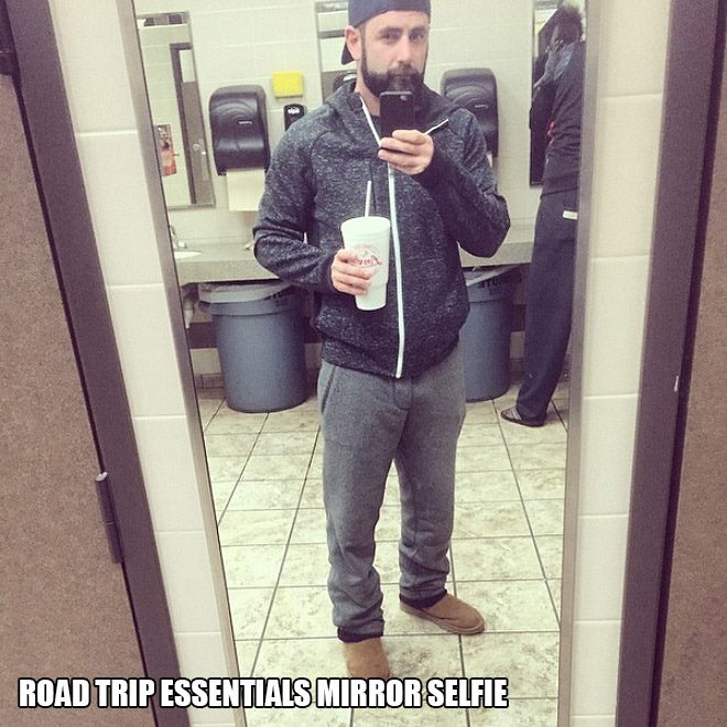 Selfie tiap ada cermin