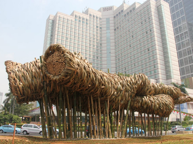 Ini fakta 'Bambu Getah Getih' di Jakarta untuk sambut Asian Games 2018