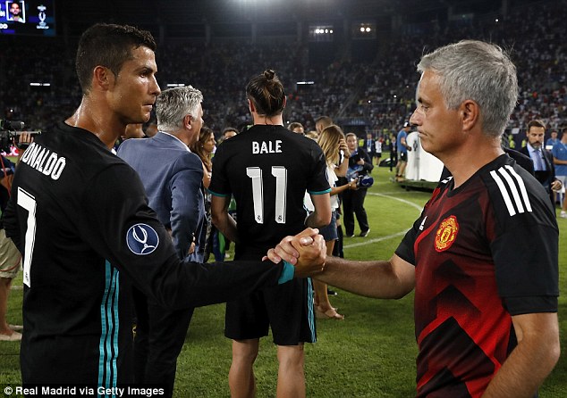Cristiano Ronaldo & Jose Mourinho