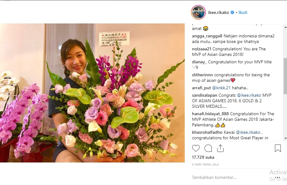 Rikako Ikee, atlet 18 tahun peraih medali emas terbanyak AG-2018