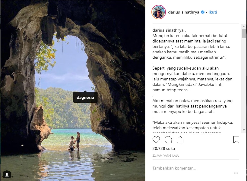 Instagram @darius_sinathrya