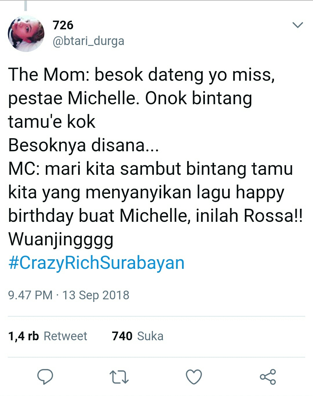 21 Percakapan Crazy Rich Asians ini kocaknya bikin geleng kepala