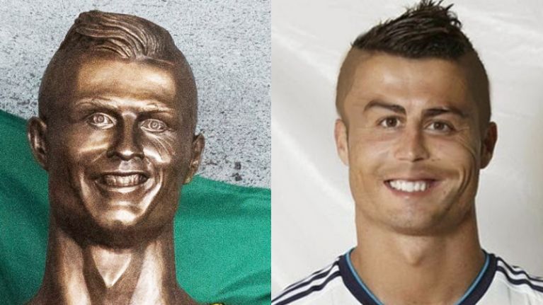 Patung Cristiano Ronaldo